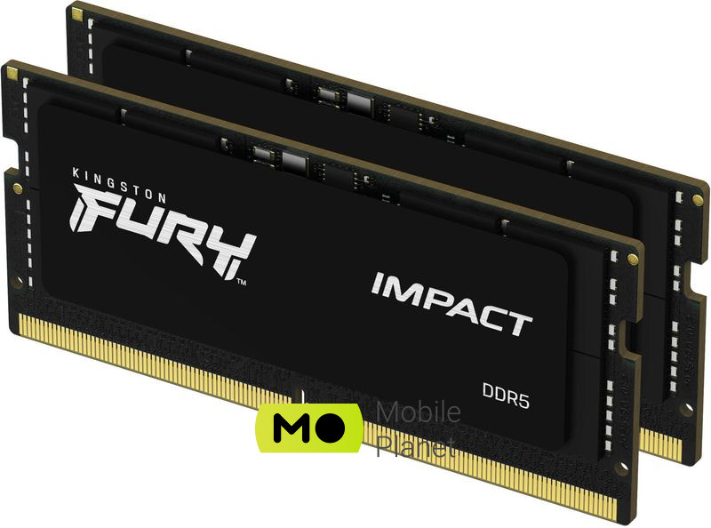 Kingston FURY 32GB (2x16GB) 4800MHz CL38 Impact (KF548S38IBK2-32) EU Серія: Impact; Тип пам'яті: DDR5 Sodimm.;