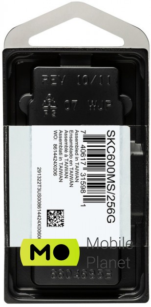 Kingston SKC600 (SKC600MS / 256G) (UA) Тип: внутрішній; Ємність: 256 ГБ;
