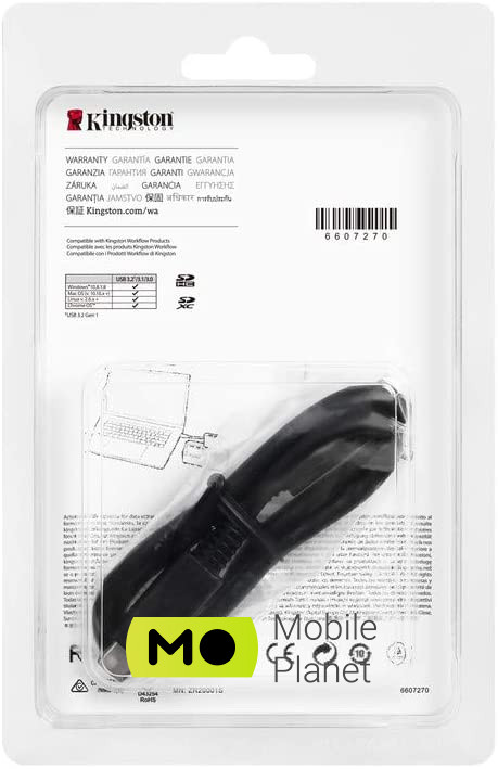 Kingston WFS-SD (UA) Тип: внешний; Подключение: USB 3.2 Gen
