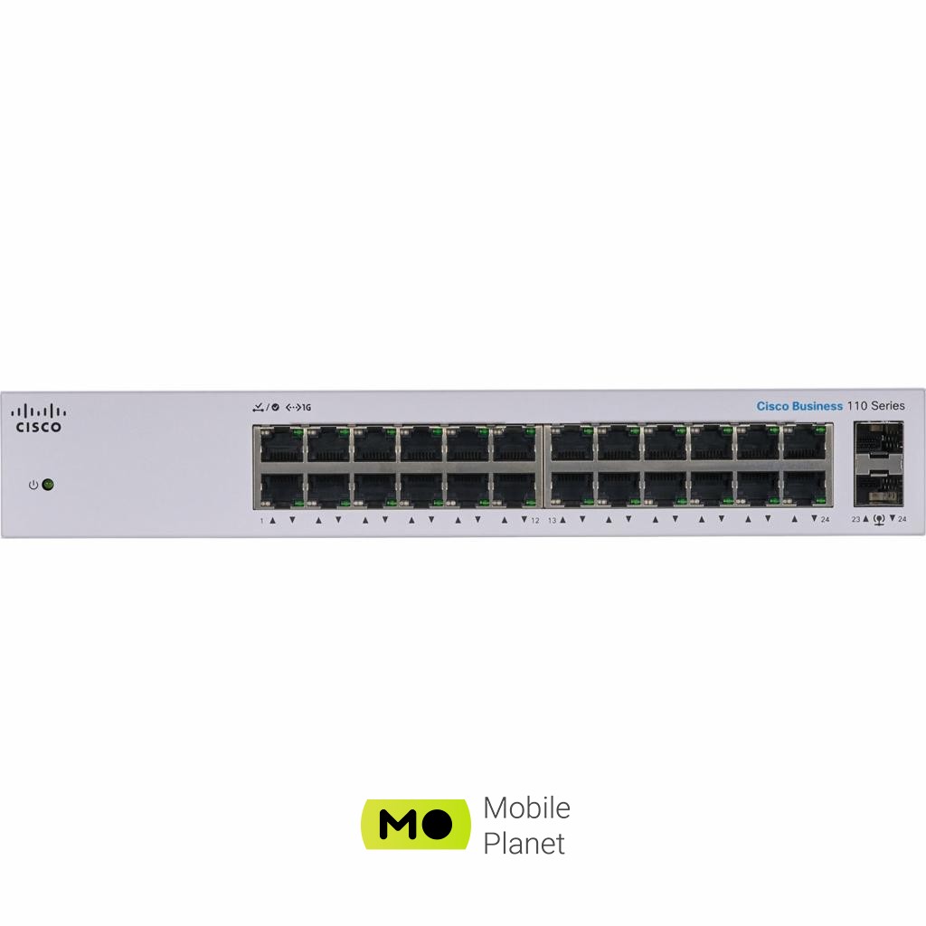 Коммутатор сетевой Cisco CBS110-24T-EU Тип неуправляемый