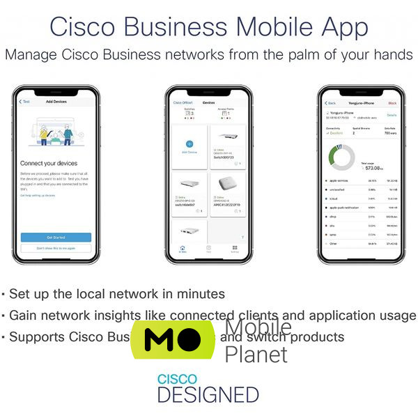 Комутатор мережевий Cisco CBS220-24T-4G-EU Тип: керований; Форм-фактор: у