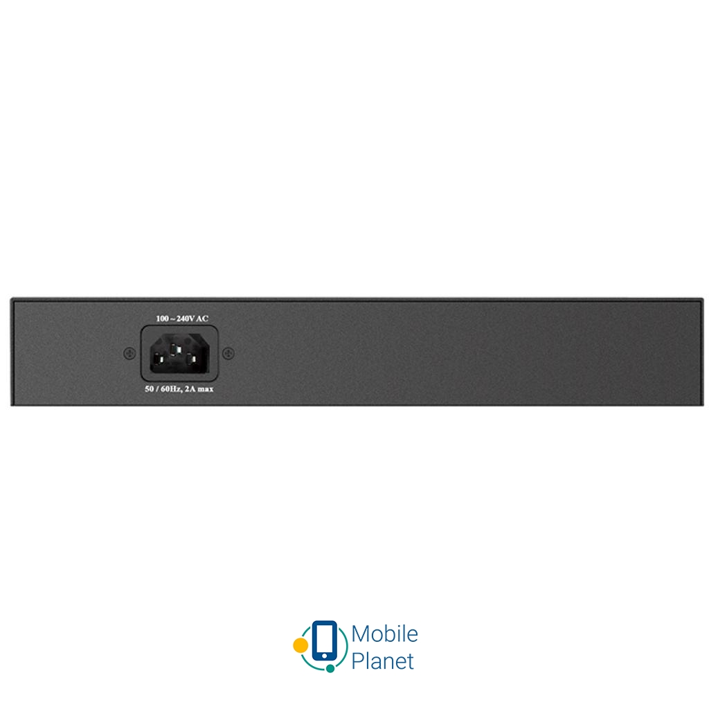 Коммутатор сетевой D-Link DGS-1008MP (UA) Тип: неуправляемый; Форм-фактор: