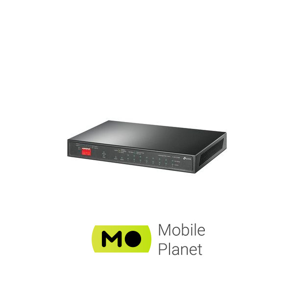 Коммутатор сетевой TP-Link TL-SG1210MP (UA) Количество портов 9