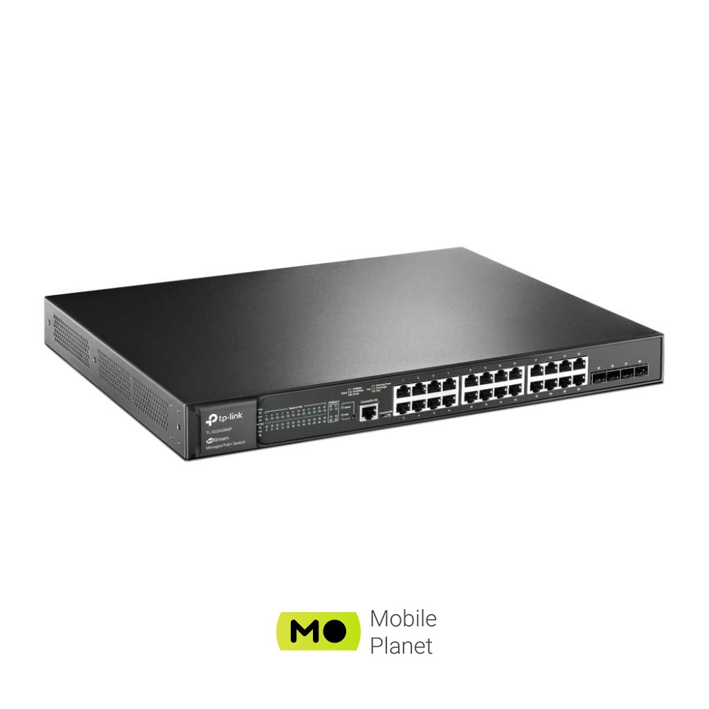 Комутатор мережевий TP-Link TL-SG3428MP (UA) Тип: керований; Можливість