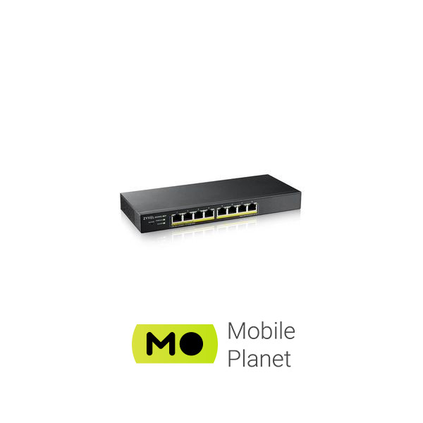 Коммутатор сетевой ZyXel GS1915-8EP-EU0101F (UA) Коммутационная способность 1 Гбит/с