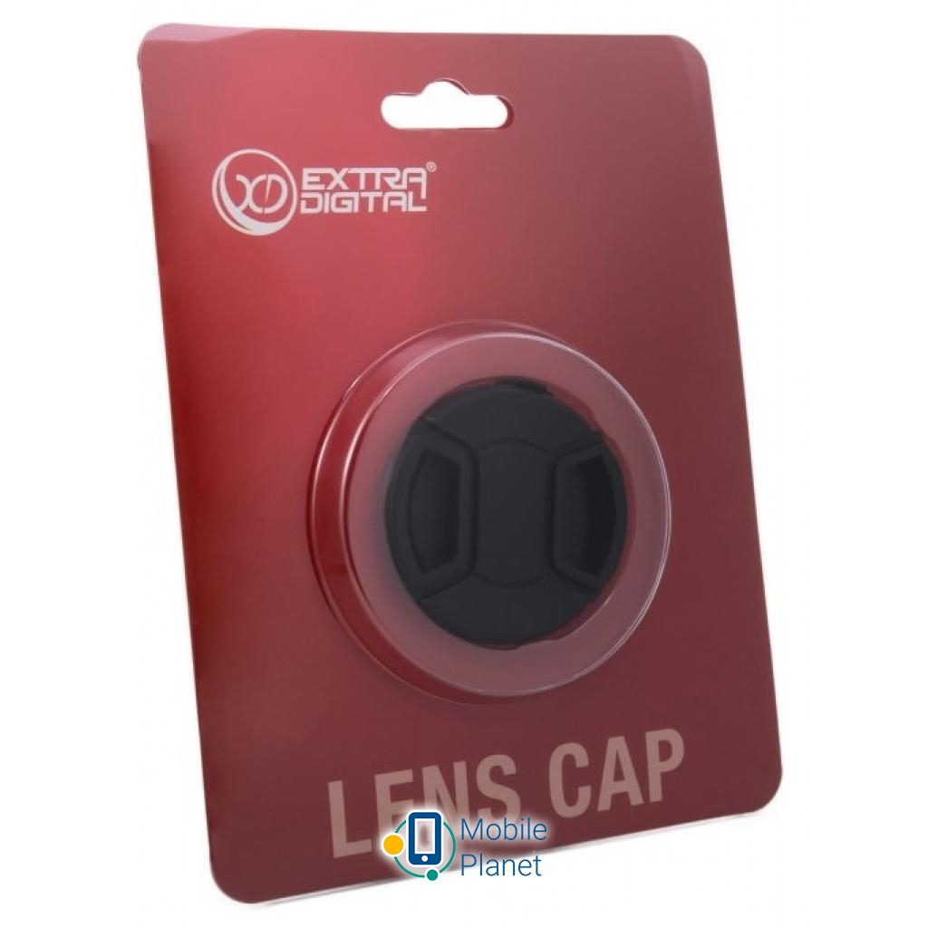 Крышка объектива EXTRADIGITAL Lens Cap D52 (LCP1906) (UA) Диаметр резьбы для фильтров: 52