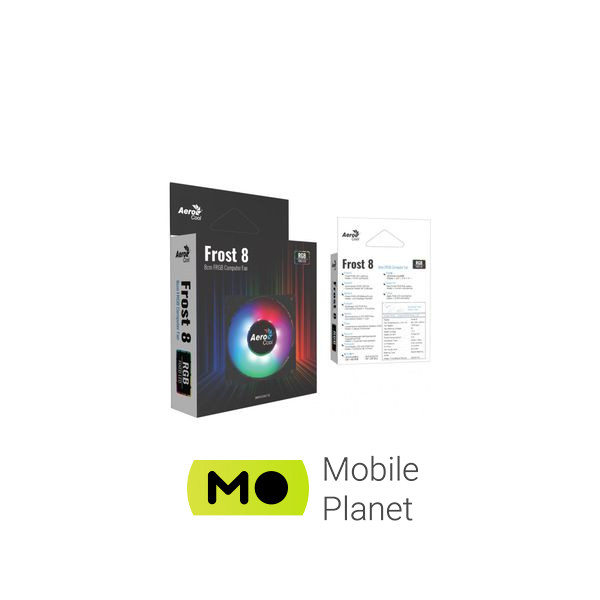 Кулер для корпуса AeroCool Frost 8 FRGB (ACF1-FS10117.11) (UA) Количество вентиляторов: 1;