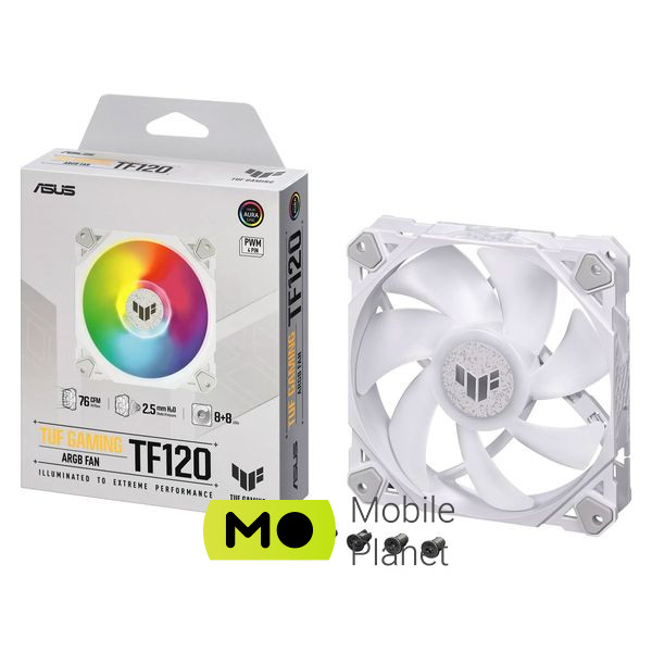 Кулер для корпусу ASUS TUF GAMING TF120 ARGB (90DA0033-B09000) (UA) Кількість вентиляторів: 1;