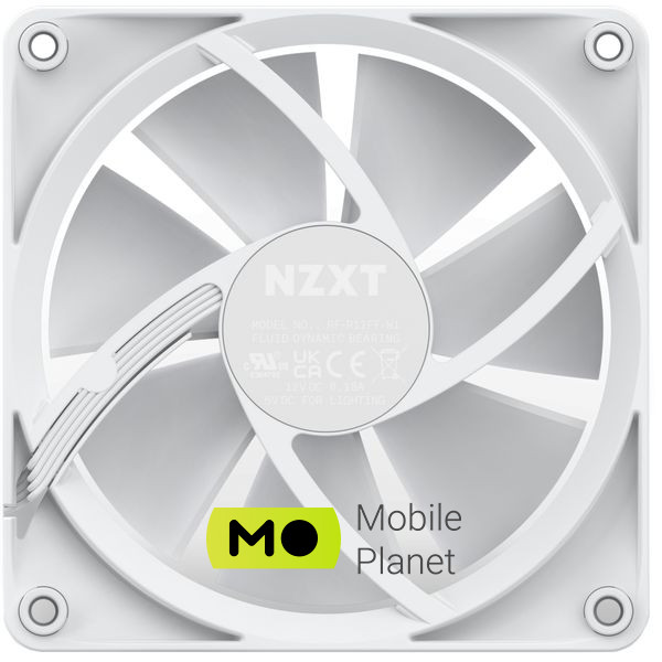 Кулер для корпусу NZXT F120RGB Single (White) (RF-R12SF-W1) (UA) Кількість вентиляторів: 1;