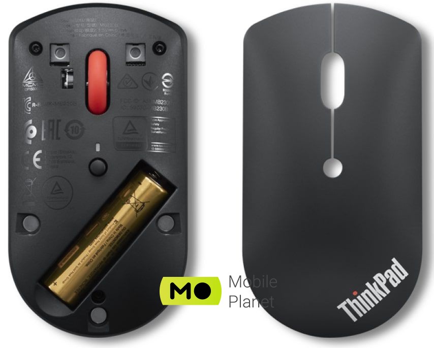 Lenovo ThinkPad Bluetooth Silent Mouse (4Y50X88822) (UA) Тип манипулятора: мышь;