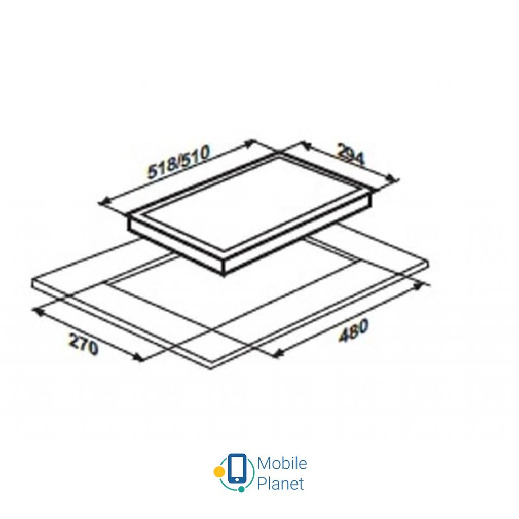 LIBERTY PG3121BG-CCW (454) (UA) Тип поверхні: газова; Матеріал