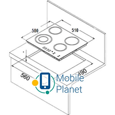 LIBERTY PI 6044 B (507) (UA) Тип поверхности: электрическая;