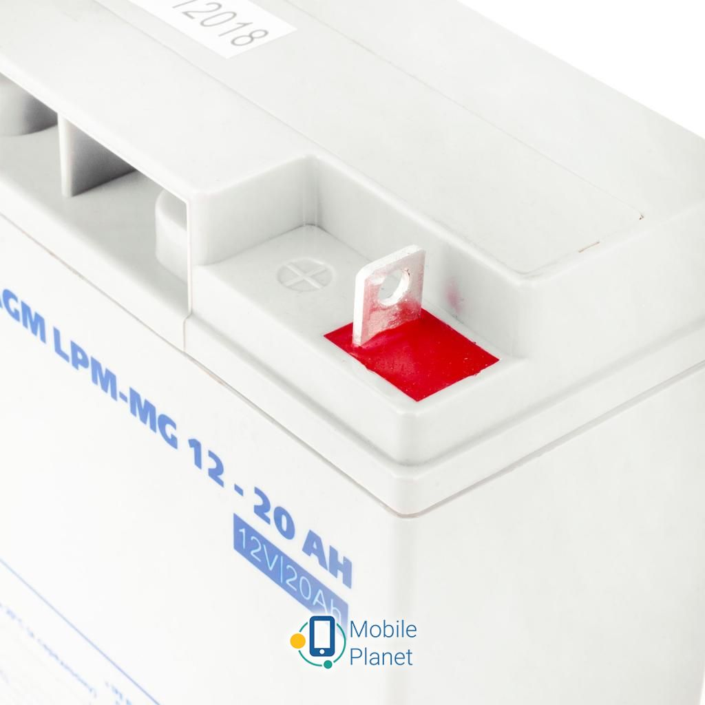LogicPower LPM MG 12В 20Ач (6556) (UA) Напруга: 12 В; Ємність: 20 Ач;
