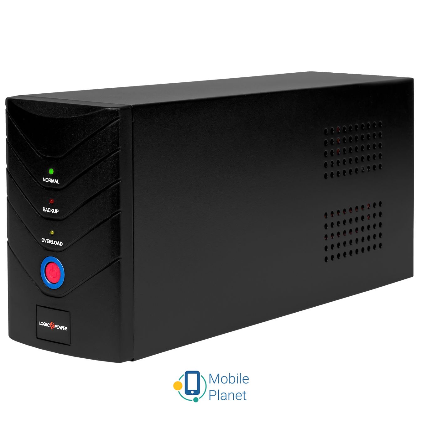 LogicPower U650VA, Lin.int., AVR, 2 x євро, USB, метал Кількість батарей: 1; Струм