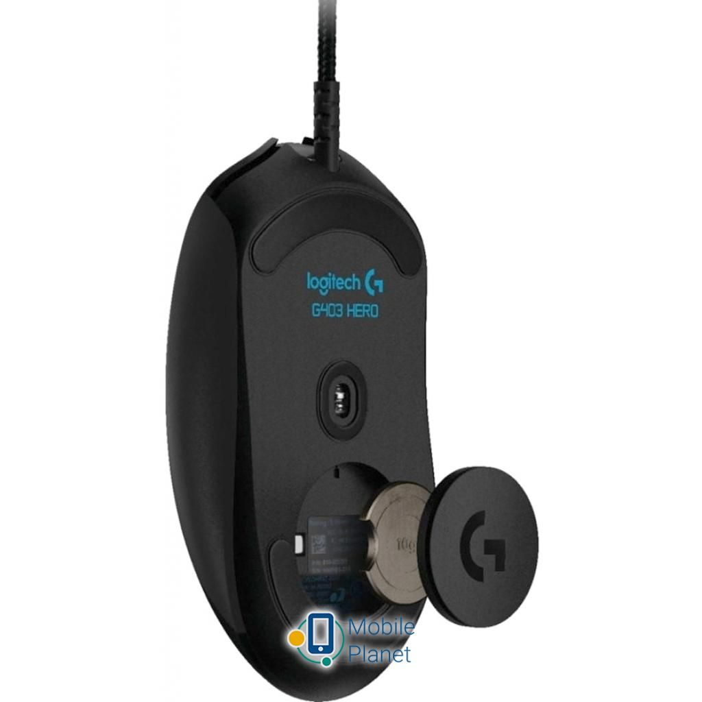 Logitech G403 Hero Black (910-005632, 910-005630, 910-005636) (EU) Тип: дротові, Геймерські;