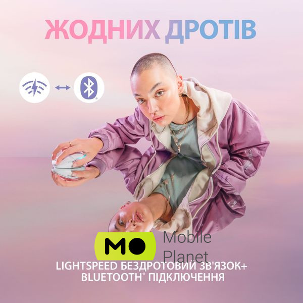 Logitech G705 Gaming Wireless/Bluetooth White (910-006367) (UA) Роздільна здатність (max) 8200 dpi