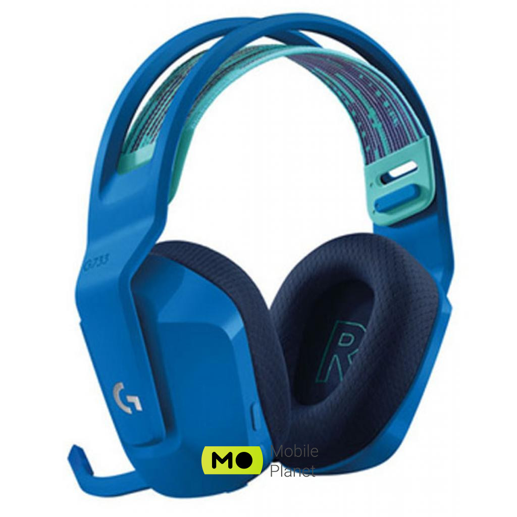 Logitech G733 Lightspeed Wireless RGB Gaming Headset Blue (981-000943) Тип пристрою: гарнітура; Тип: