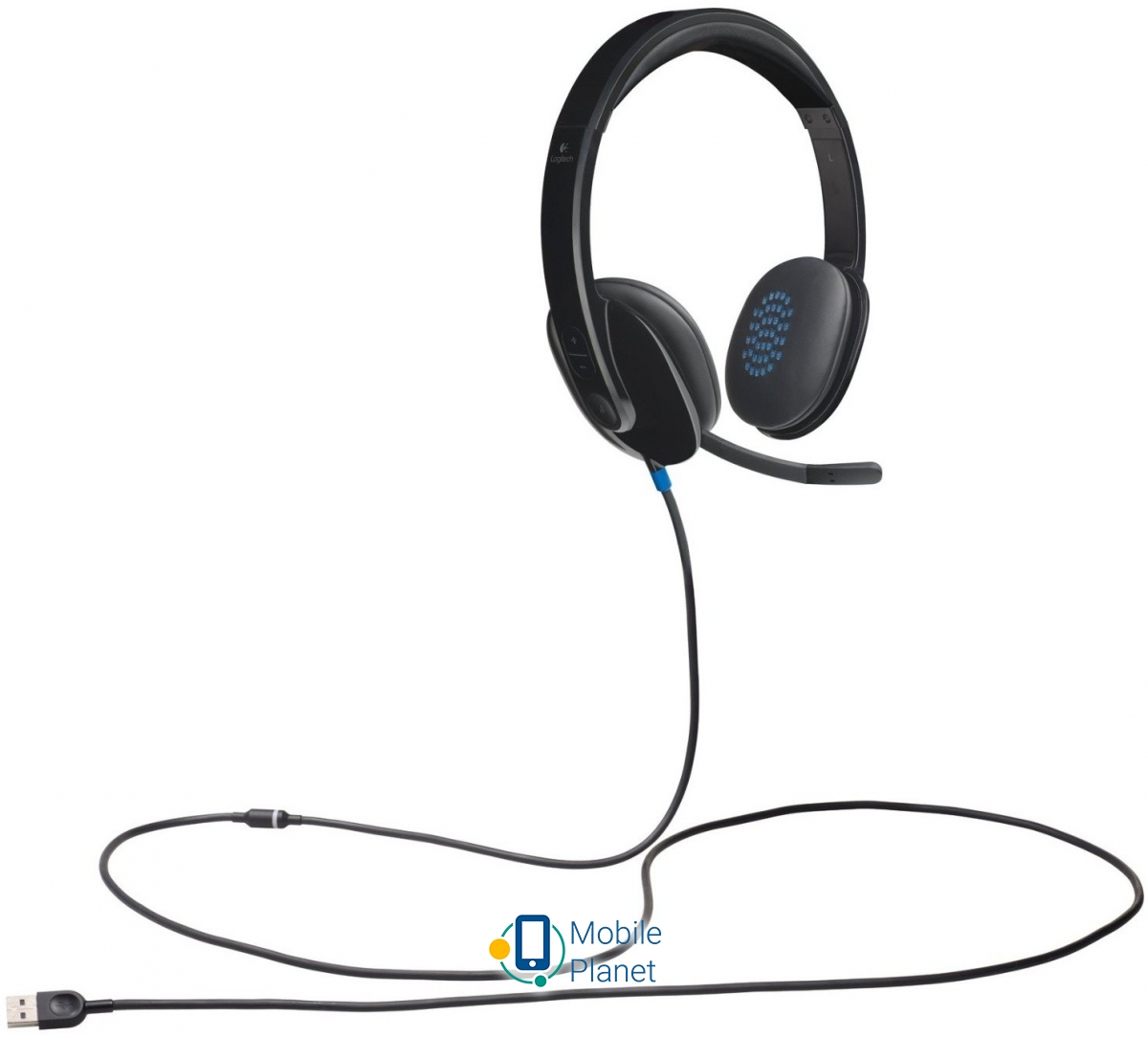 Logitech H540 Headset USB (981-000480) (UA) Мета  Гарнітура для ПК 
