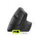 Logitech Lift Vertical Ergonomic Wireless/Bluetooth for Business Graphite (910-006494)