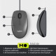 Logitech M100 USB Black (910-006652) (UA)