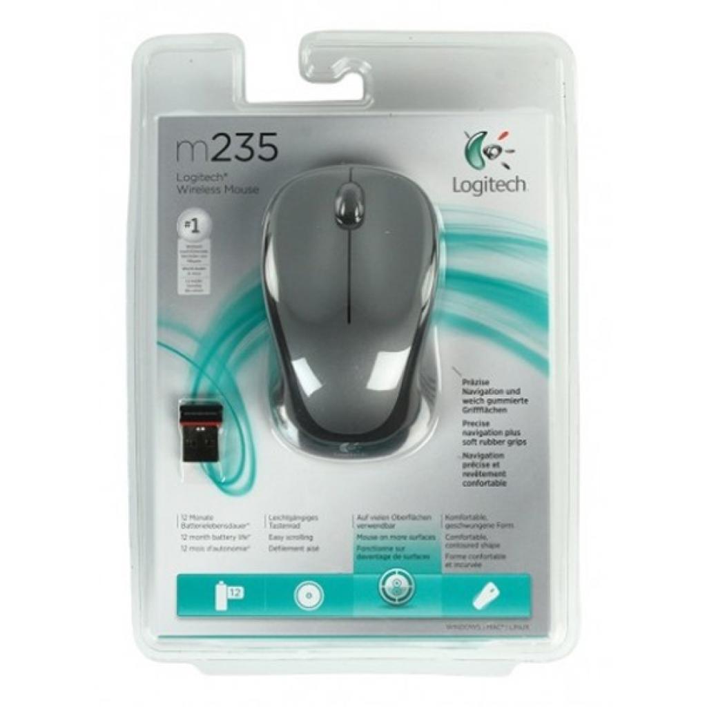 Logitech M235 Grey (910-002201) Тип: Бездротові; Призначення: