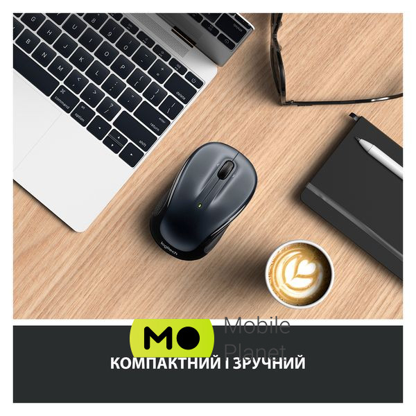 Logitech M325s Wireless Dark Silver (910-006812) (UA) Тип: Класичні; Підключення: