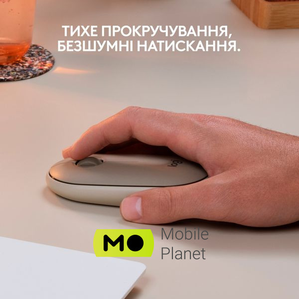 Logitech M350 Wireless Sand (910-006751) Разрешение (max) 1000 dpi