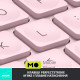 Logitech MX Keys Mini Wireless Illuminated UA Rose (920-010500) (UA)