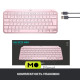 Logitech MX Keys Mini Wireless Illuminated UA Rose (920-010500) (UA)