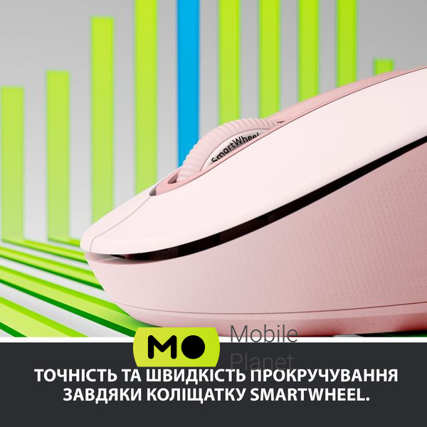 Logitech Signature M650 L (910-006237) Rose USB (UA) Тип підключення: Бездротове;