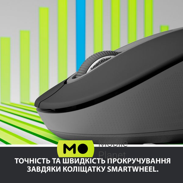 Logitech Signature M650 L LEFT (910-006239) Graphite USB (UA) Тип подключения: Беспроводное;