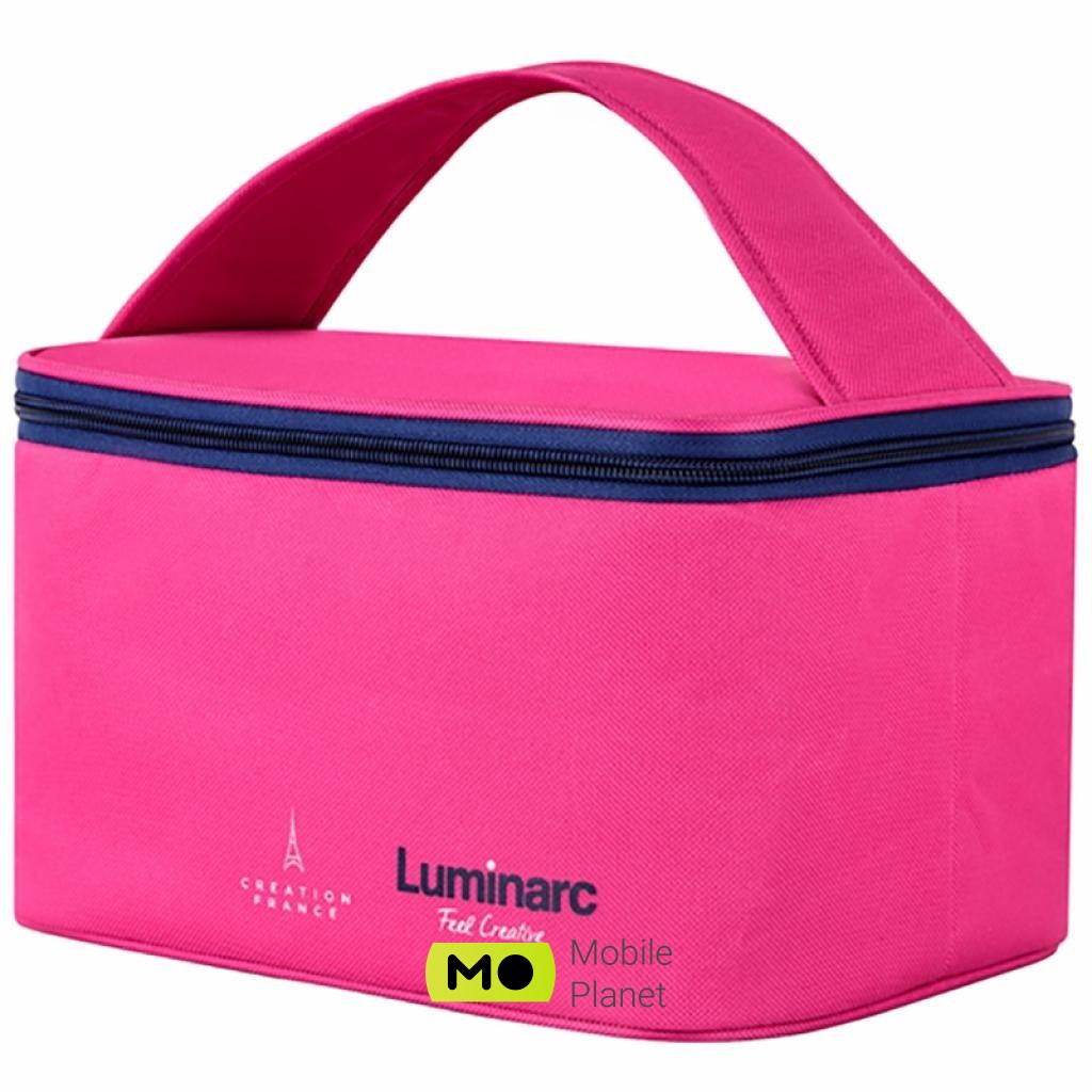 Luminarc Pure Box Active набір 3шт прямоку. 380мл / 820мл / 1220мл + сумк (P9972) (UA) Форма: прямокутна; Обсяг: 380 мл, 820