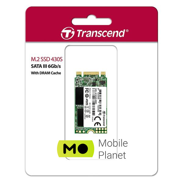 M.2 2242 1TB Transcend (TS1TMTS430S) (UA) Тип накопителя: внутренний; Тип