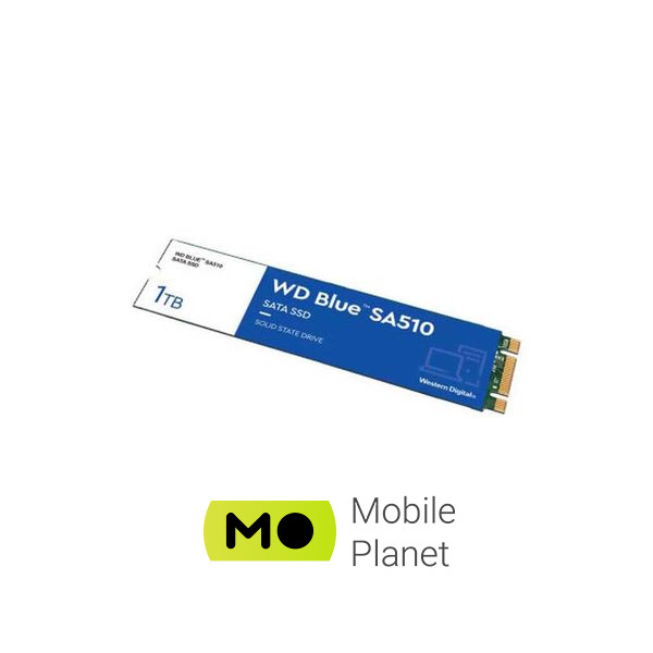 M.2 2280 1TB SA510 WD (WDS100T3B0B) (UA) Тип накопичувача: внутрішній;