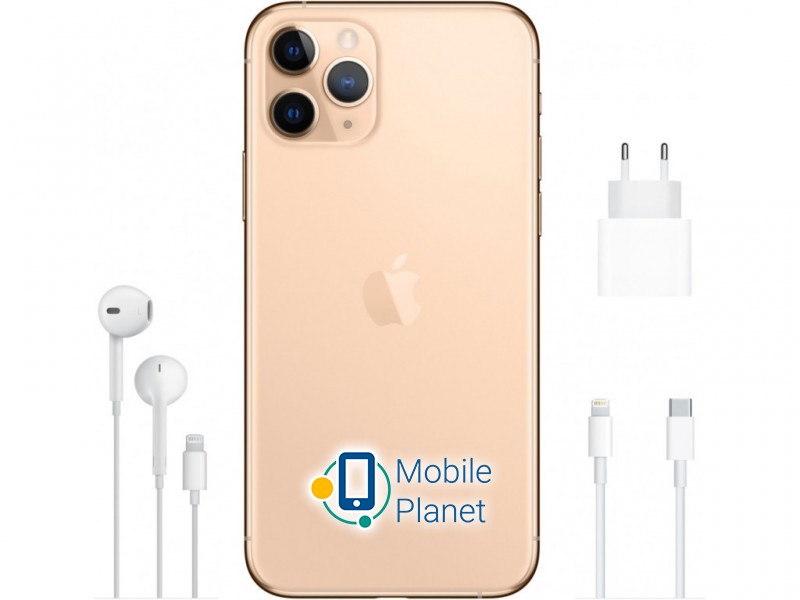 Apple iPhone 11 Pro 64GB Dual Sim Gold (MWDC2) Экран: 5.8 OLED (2436x1125 точек, 458ppi) Super