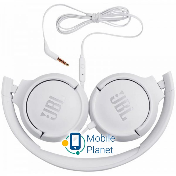JBL T500 White (JBLT500WHT) Тип навушників: Закриті / Тип