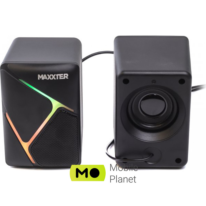 Акустична система 2.0 MAXXTER CSP-U004RGB USB Питание 6Вт (UA) Мощность сателлитов (RMS) 2 × 3 Вт