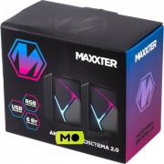 Акустична система 2.0 MAXXTER CSP-U004RGB USB Питание 6Вт (UA)