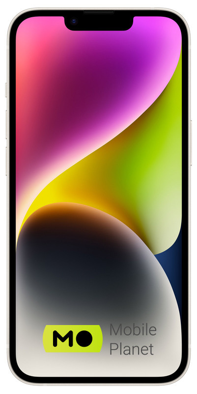 Apple iPhone 14 256GB Starlight (MPW43) Екран: 6,1 OLED 2532x1170 / Вбудована