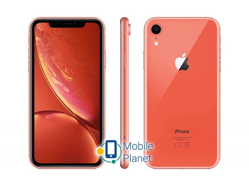 Apple iPhone XR 64GB Coral (MRY82) Экран 6.1 (1792x828 точек, 326ppi) Liquid Retina
