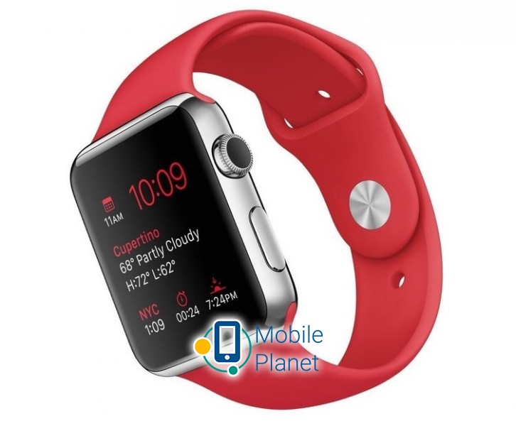 Apple Watch 42mm Stailnless Steel Case with (PRODUCT)RED Sport Band (MLLE2) Apple Watch 42mm Stailnless Steel Case with (PRODUCT) RED