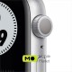 Apple Watch Nike SE 44mm Silver Aluminium Case with Pure Platinum Black Nike Sport Band (MYYH2)