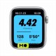 Apple Watch Nike SE 44mm Silver Aluminium Case with Pure Platinum Black Nike Sport Band (MYYH2)
