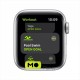 Apple Watch SE 40mm Siver Aluminium Case with White Sand Sport Band (MYDM2)