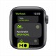 Apple Watch SE 40mm Space Gray Aluminium Case with Black Sand Sport Band  (MYDP2)