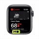 Apple Watch SE 40mm Space Gray Aluminium Case with Black Sand Sport Band  (MYDP2)
