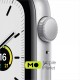 Apple Watch SE 44mm Silver Aluminium Case with White Sport Band (MYDQ2)