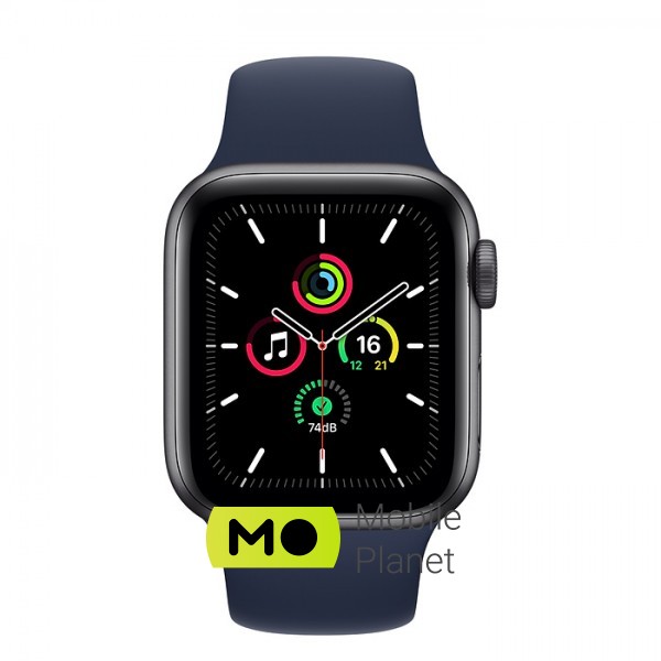 Купить Apple Watch SE 44mm Space Gray Aluminium Case with Deep Navy Sport  Band (MYE32) в Одессе, Харькове, Киеве дешевая цена со склада  интернет-магазин Mobileplanet