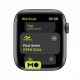 Apple Watch SE 44mm Space Gray Aluminium Case with Black Sand Sport Band (MYDT2)