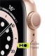 Apple Watch Series 6 40mm Gold Aluminium Case with Pink Sand Sport Band (MG123)